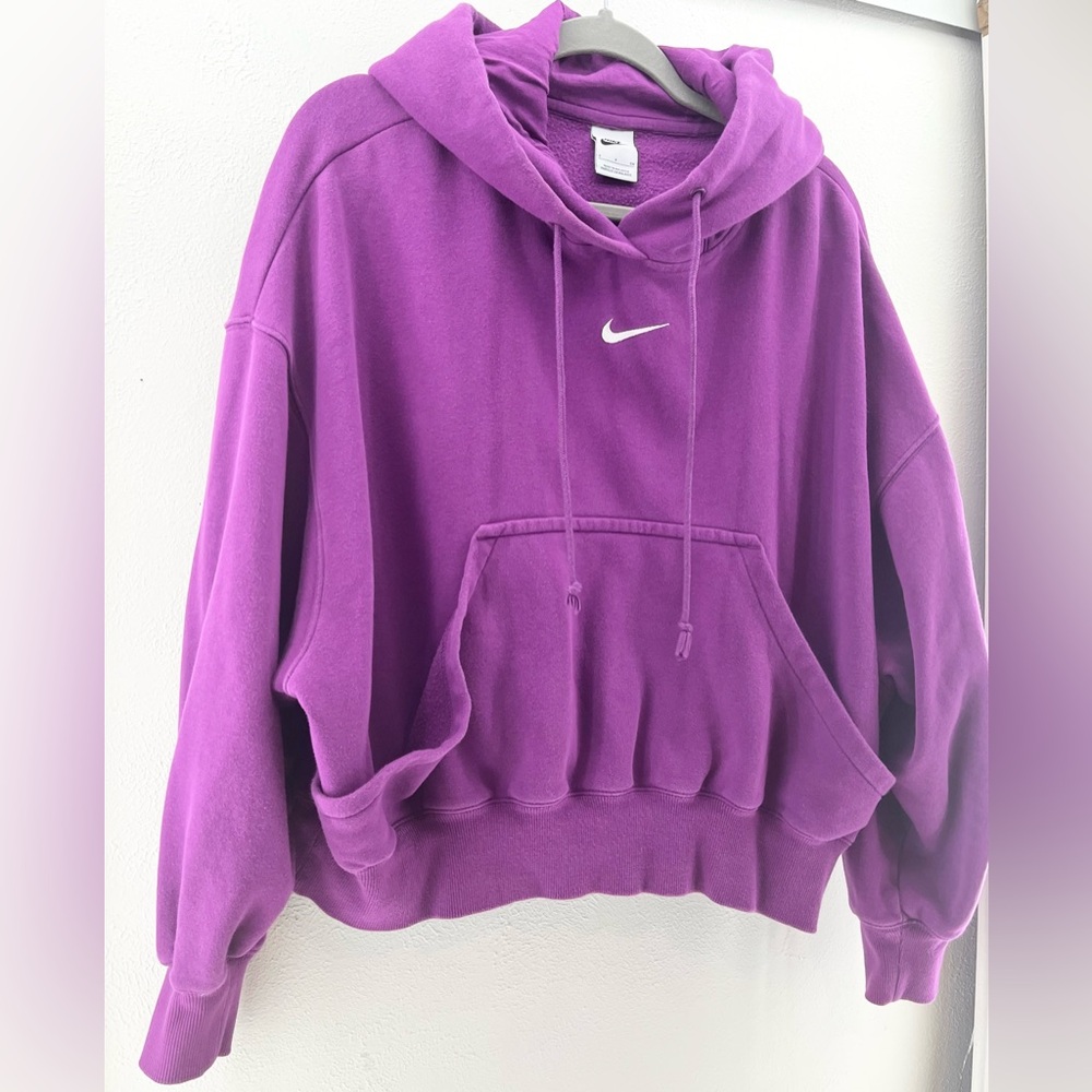 Nike Women's Sportswear Phoenix Fleece Oversized Pullover Hoodie - Viotech Small - Picture 5 of 7